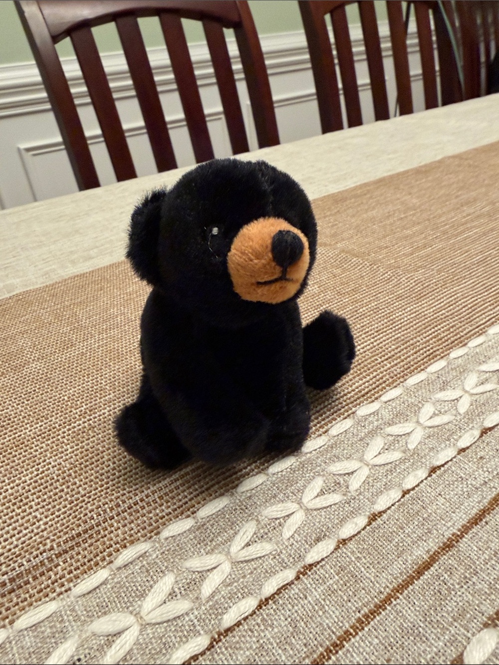 Black Bear Doll Charm